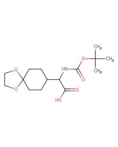 Astatech N-BOC-AMINO-(1,4-DIOXA-SPIRO[4.5]DEC-8-YL)-ACETIC ACID; 5G; Purity 97%; MDL-MFCD04115606